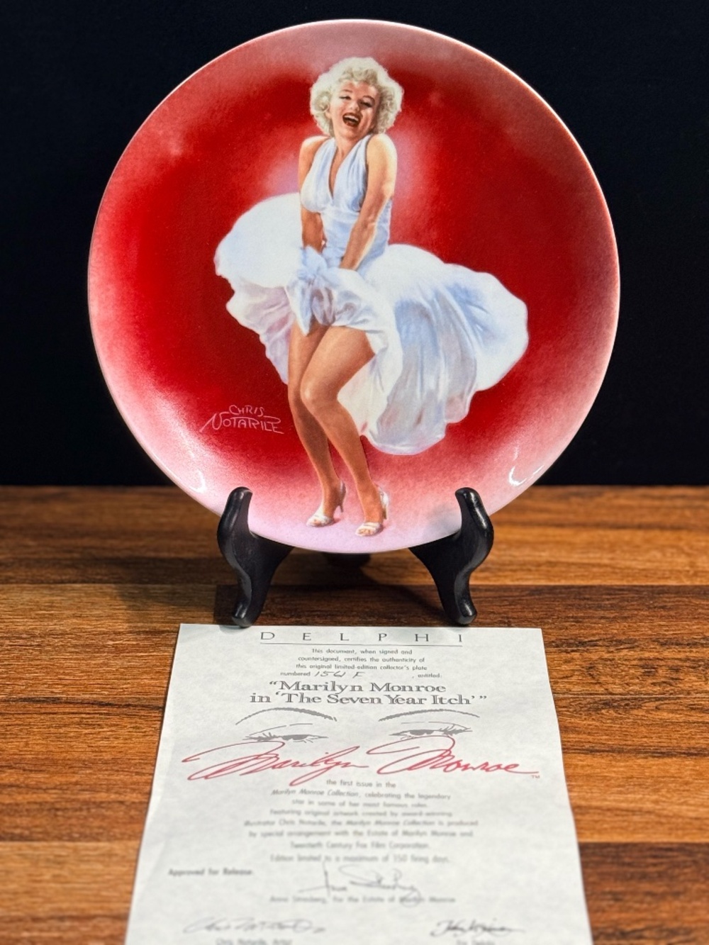 DELPHI Marilyn Monroe “The Seven Year Itch” Collector Plate